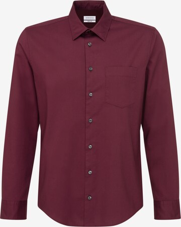 SEIDENSTICKER Regular fit Button Up Shirt in Red: front