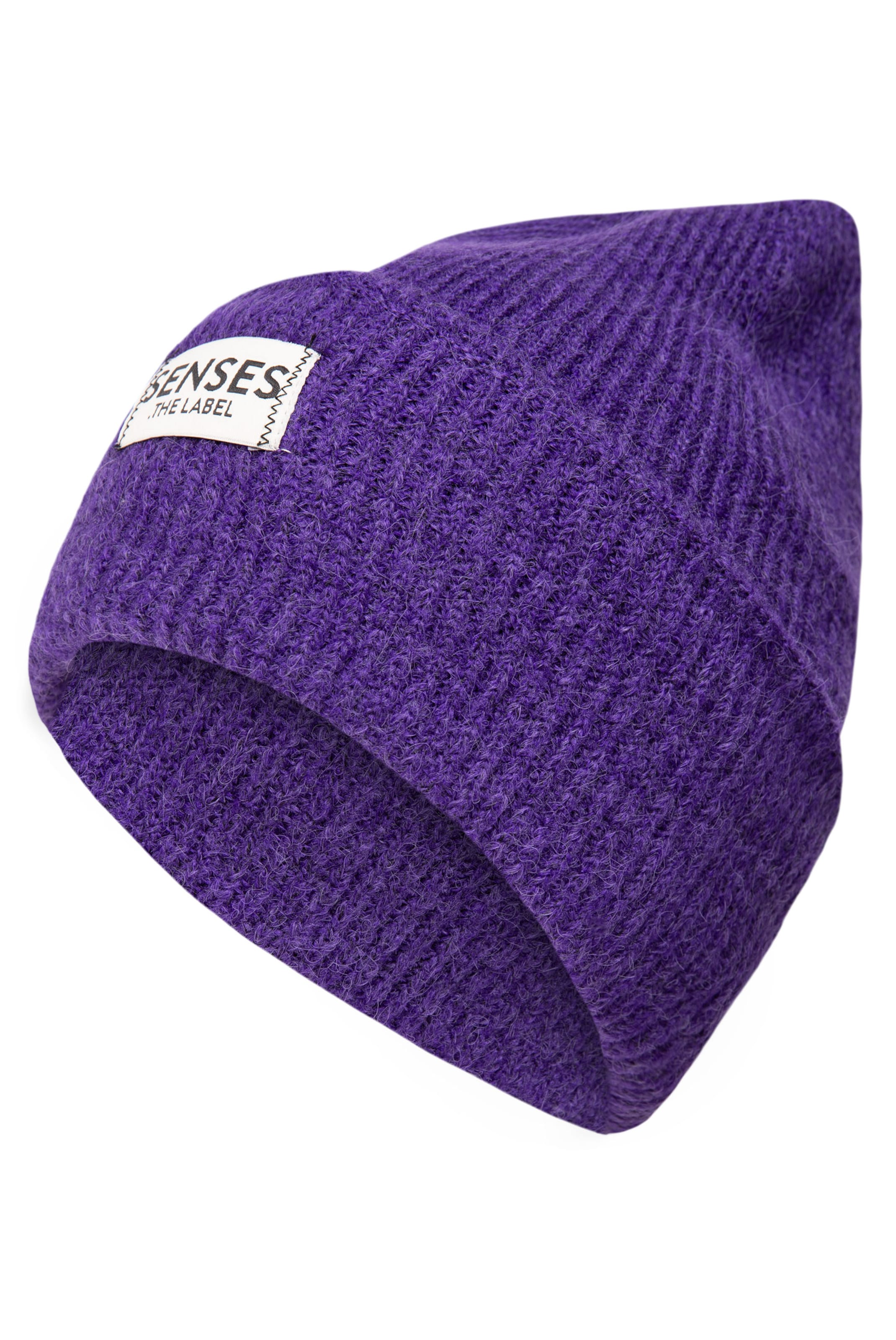 SENSES.THE LABEL Mütze in Lila: Vorderseite