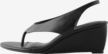 juoda Next Šlepetės per pirštą 'Forever Comfort®': priekis