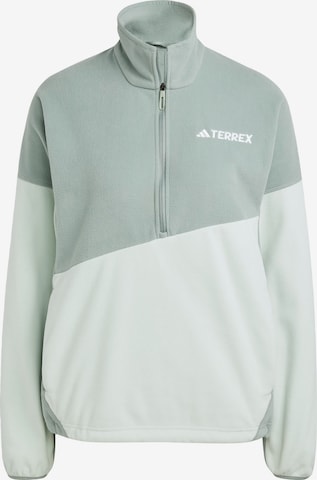 ADIDAS TERREX Sports sweatshirt in Green: front