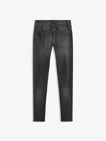Bershka Skinny Farmer - fekete