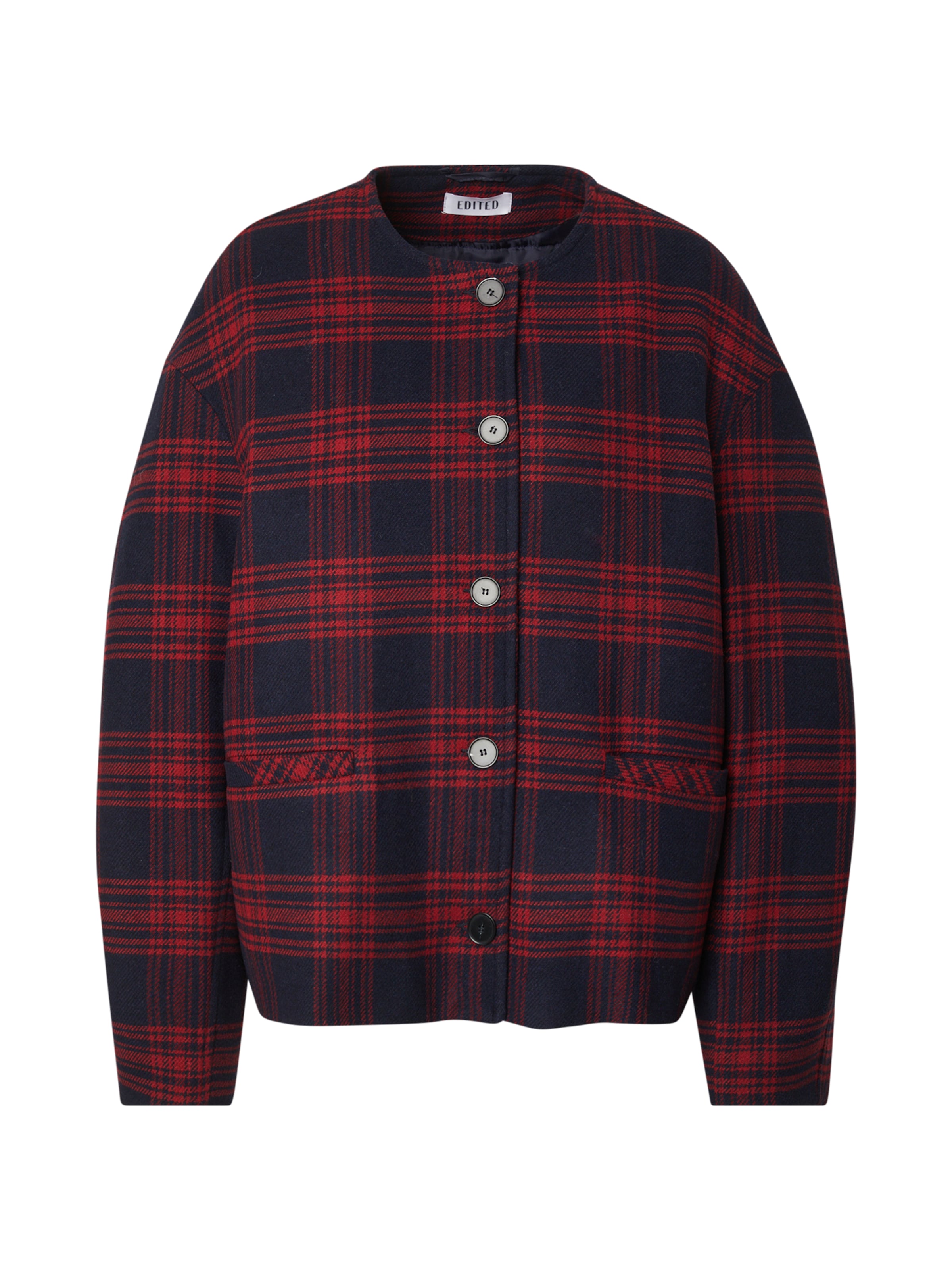 EDITED Overgangsjakke 'Aino Wool' i blå: forside