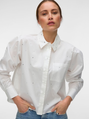 VERO MODA Shirt 'VMNONA' in Wit: voorkant