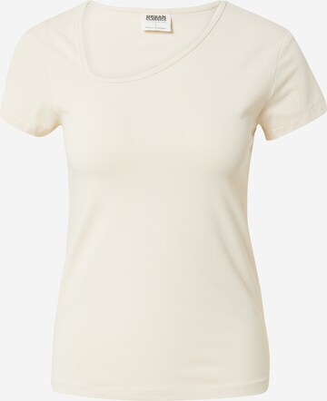 T-shirt Urban Classics en beige : devant