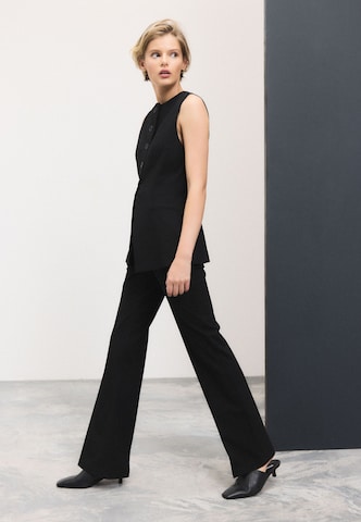 Next Boot cut Trousers with creases in Black