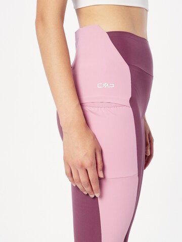 Effilé Pantalon de sport CMP en violet