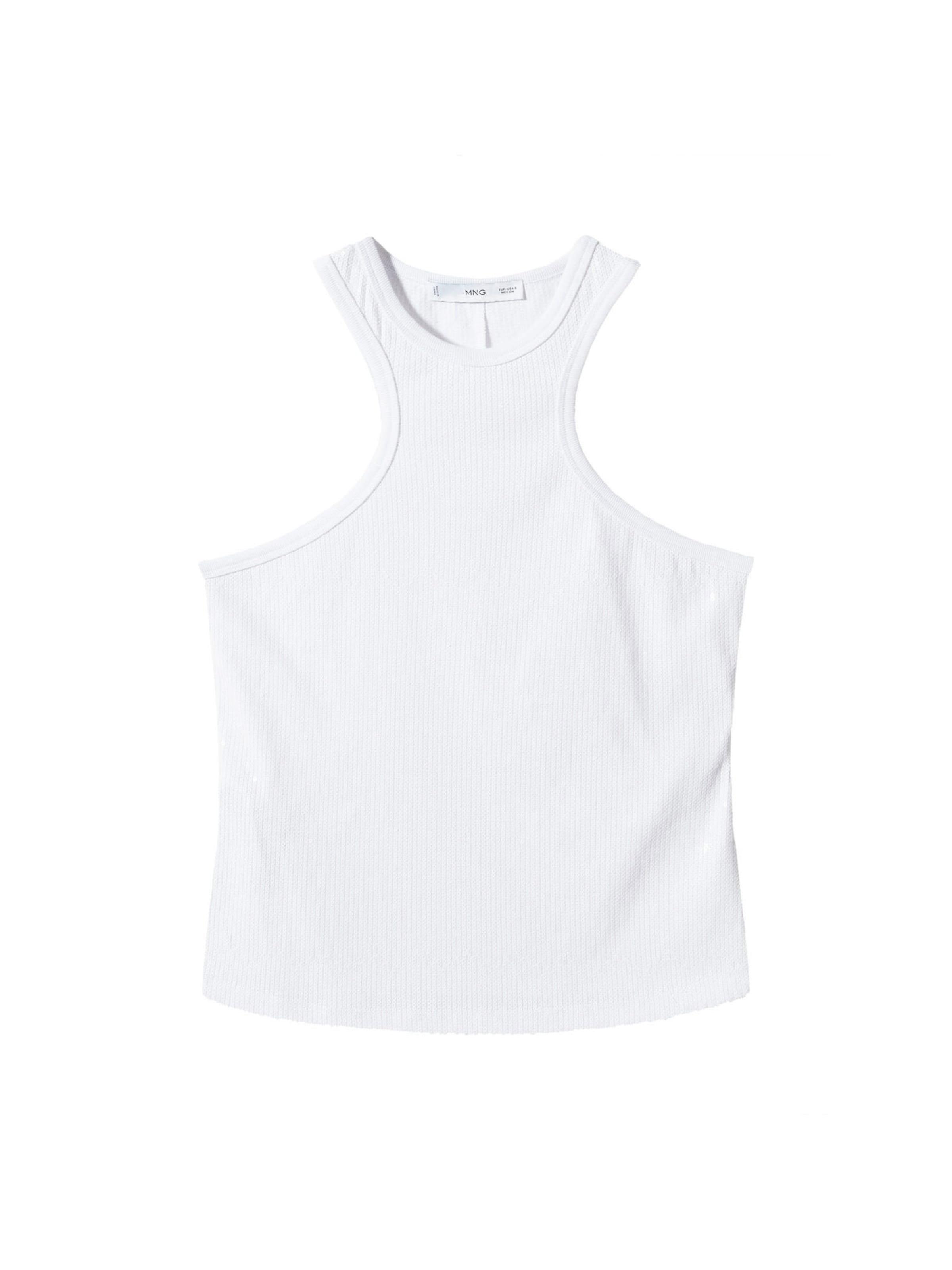MANGO Topp 'COMTE' i vit: framsida