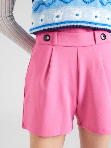JDY Regular Pleat-front trousers 'Geggo' in Pink