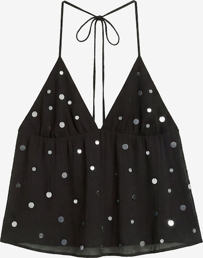 Pull&Bear Toppi koossa XS värissä musta / hopea, Tuotenäkymä