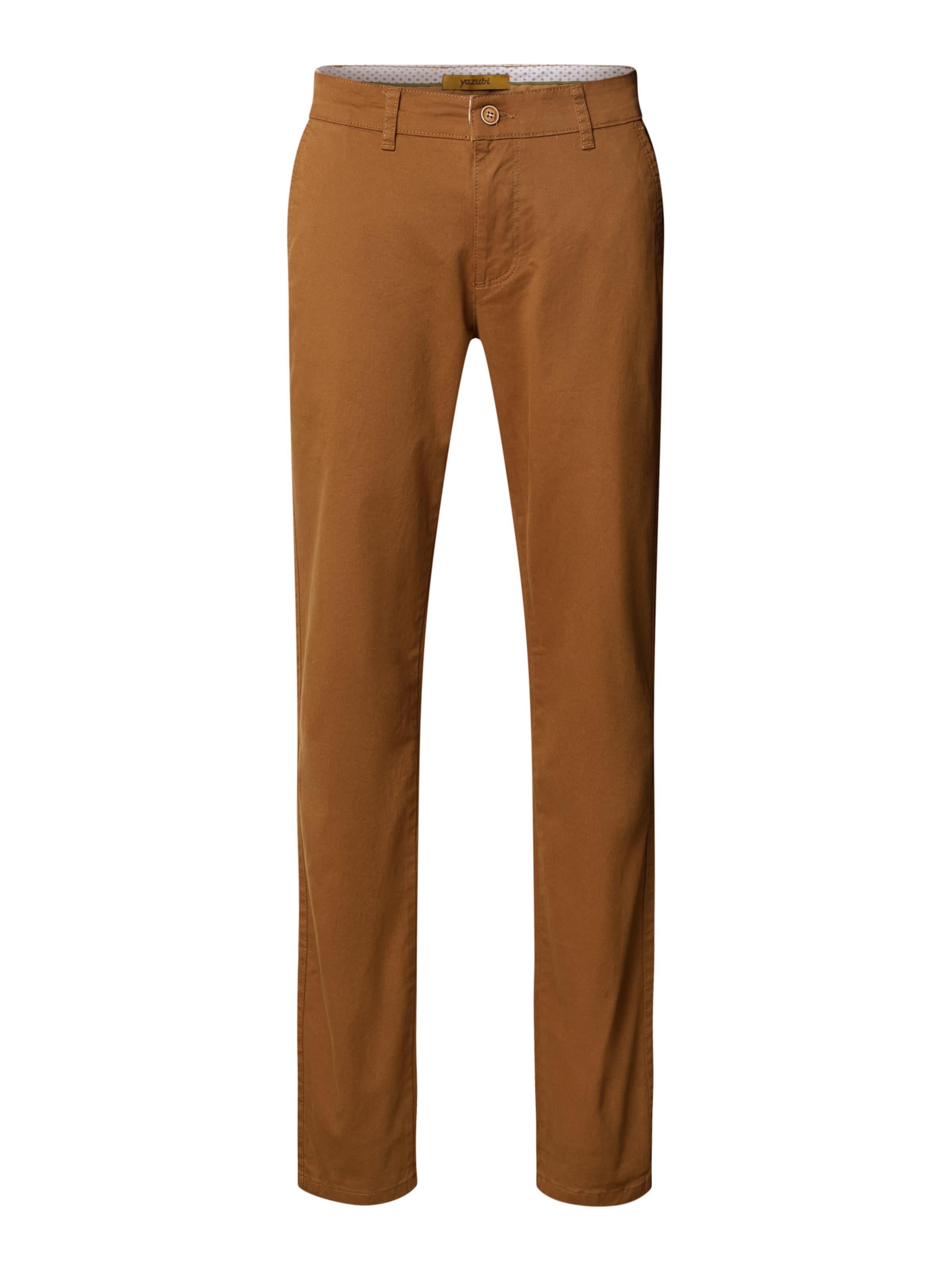 yazubi Slim fit Chino Pants 'Dustin' in Beige: front