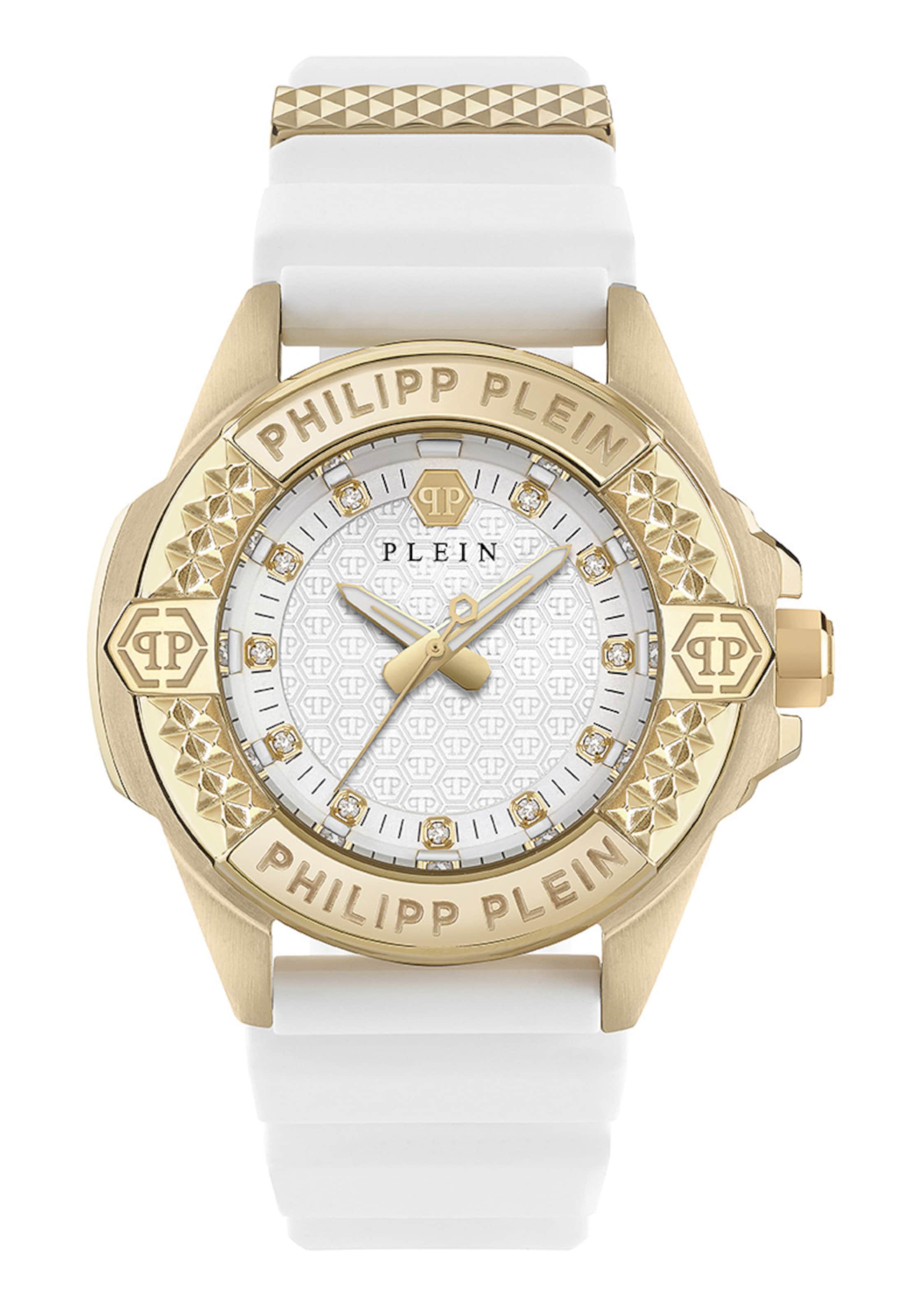 Philipp Plein Analogt ur ' PLEIN MAJESTY ' i guld: forside