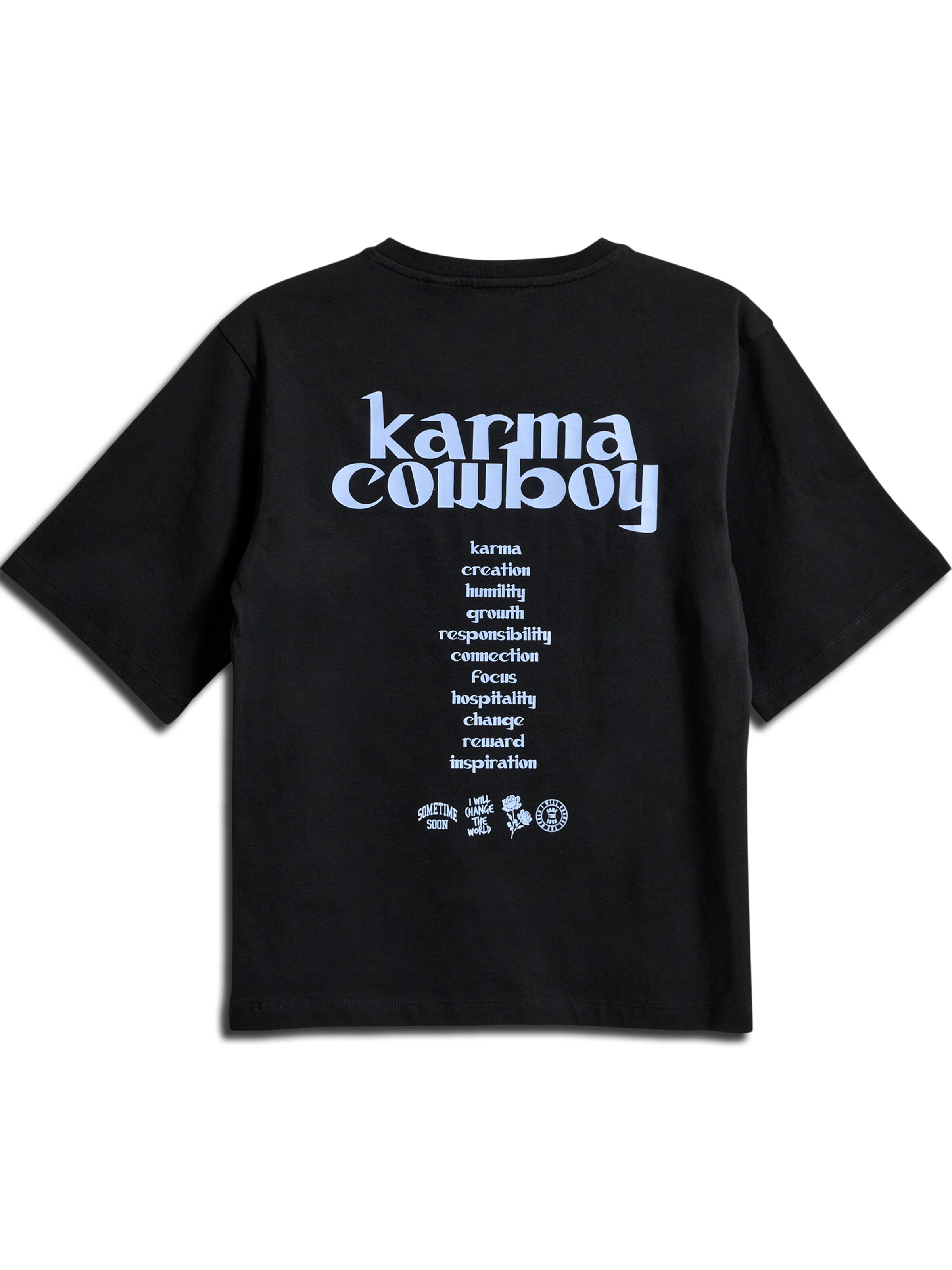 SOMETIME SOON Shirts 'Karma' i sort