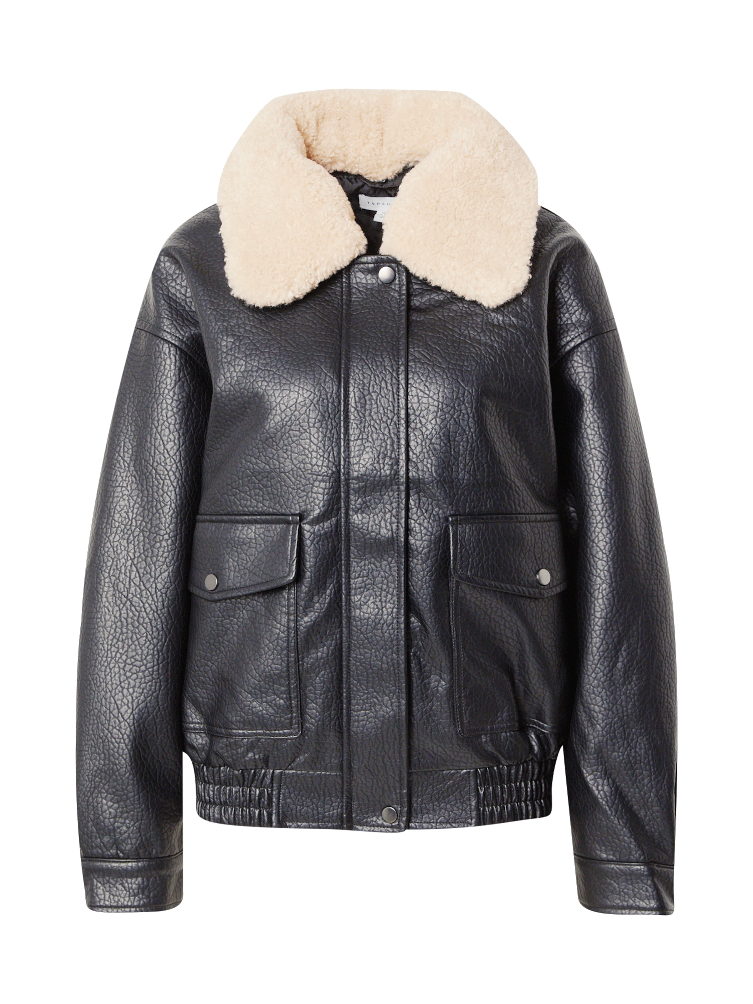 TOPSHOP Átmeneti dzseki - fekete: elől