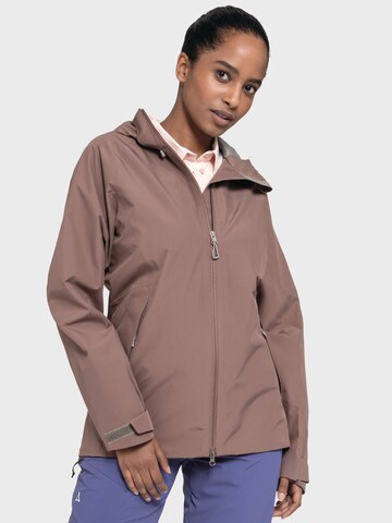 Schöffel Outdoorjas ' 2L Jacket Ankelspitz L ' in Lila: voorkant
