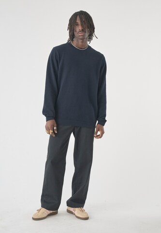 Cleptomanicx Pullover 'Crewneck Grower' in Blau