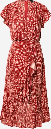 Rochie AX Paris pe roșu ruginiu / alb, Vizualizare produs