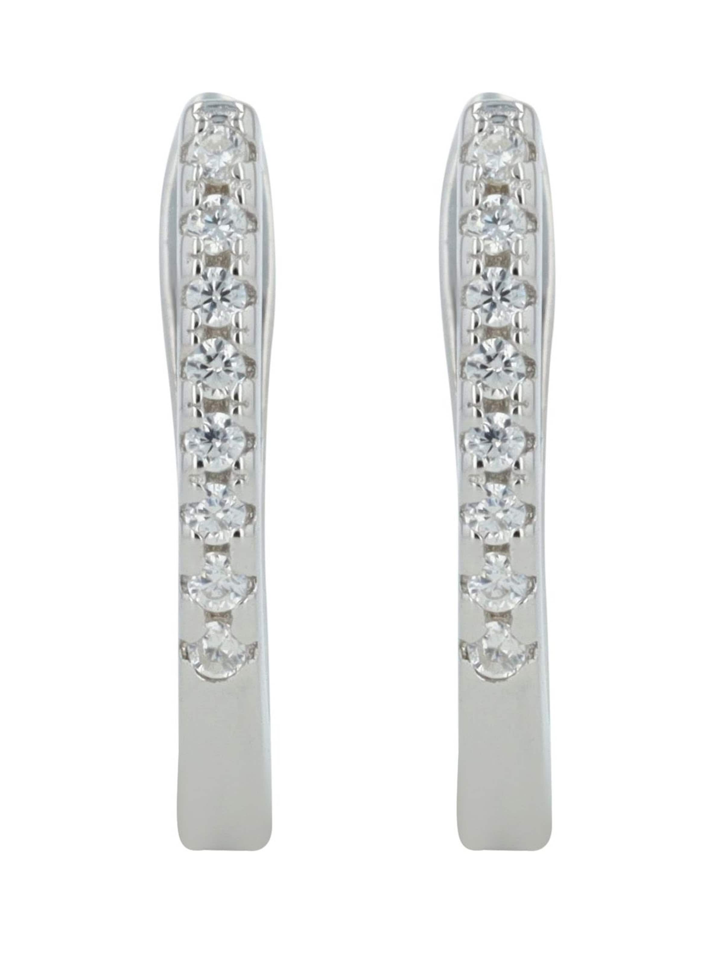 Akzent Earrings 'Inakar, 925 Sterlingsilber, langlebig' in Silver: front