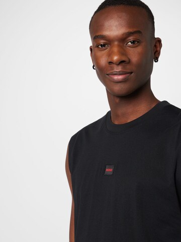 T-Shirt 'Dankto' HUGO Red en noir