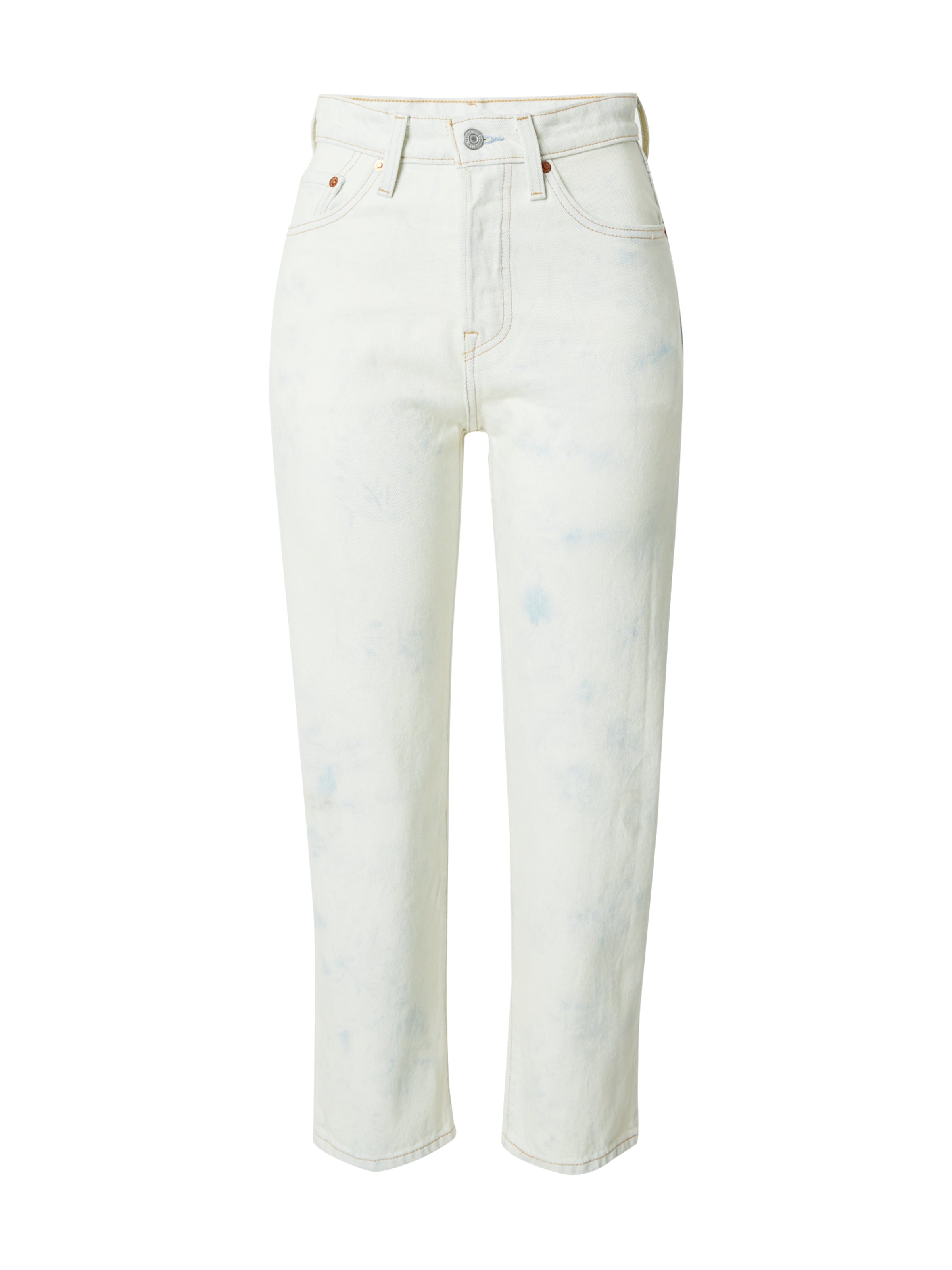LEVI'S ® Jeans '501® Crop Jeans' in Beige: front