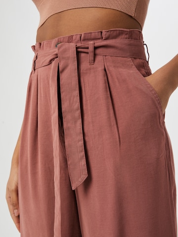 ONLY Wide leg Bandplooibroek 'Aminta' in Rood