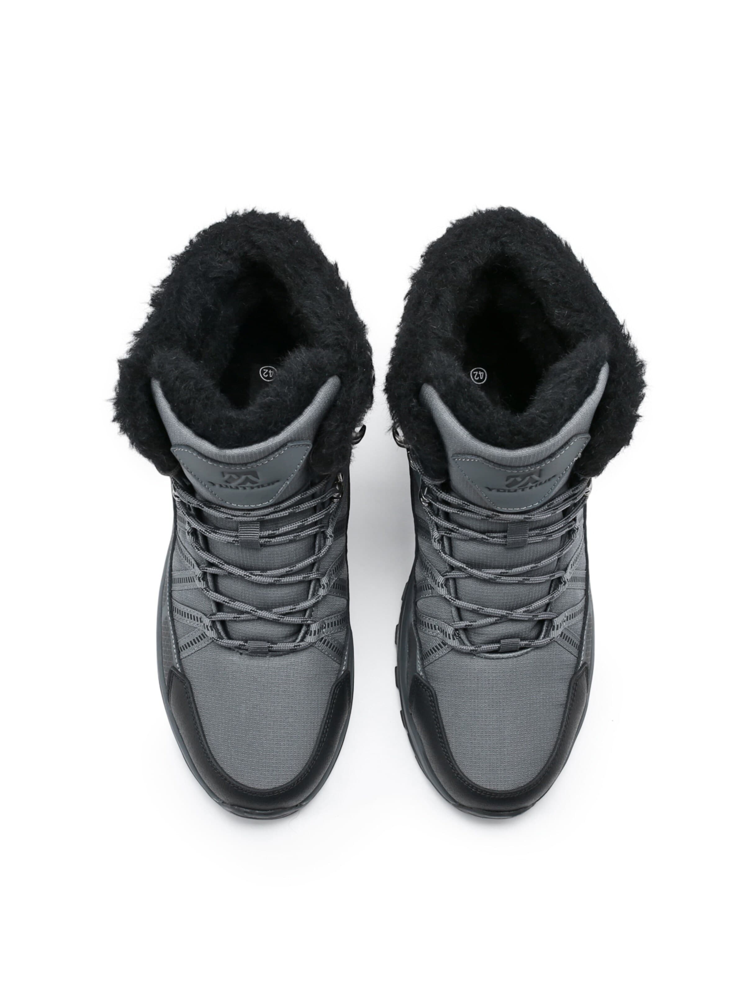 YOUTHUP Snow Boots 'Trittfest' in Grey