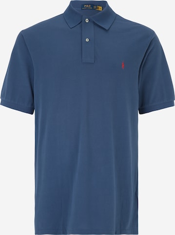 Tricou de la Polo Ralph Lauren Big & Tall pe albastru: față