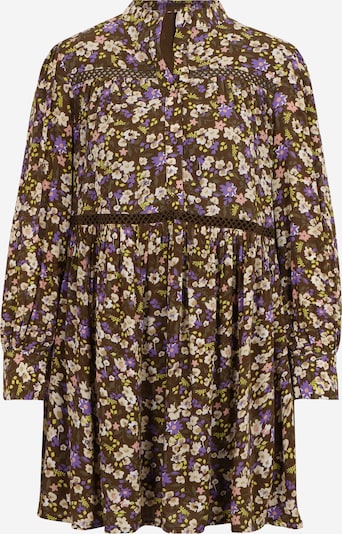Y.A.S Petite Dress 'RUBERTA' in Cream / Lime / Olive / Purple, Item view