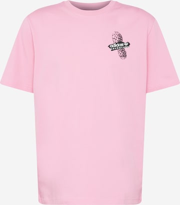 rožinė ADIDAS ORIGINALS Marškinėliai 'Adventure': priekis