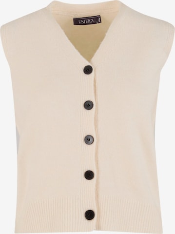 Urban Classics Strickweste in Beige: Vorderseite