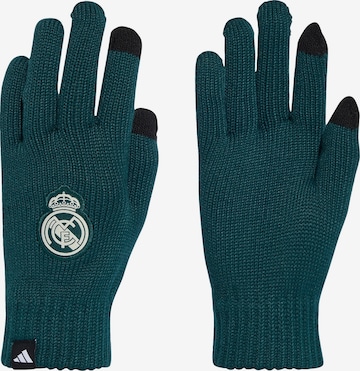 Gants de sport 'Real Madrid' ADIDAS PERFORMANCE en vert : devant