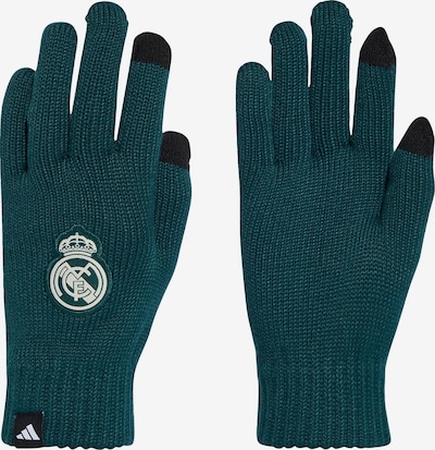ADIDAS PERFORMANCE Sportske rukavice 'Real Madrid' veličine S u petrol / prljavo bijela, Pregled proizvoda