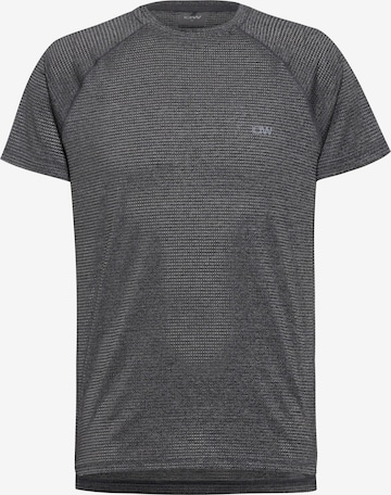 ICANIWILL Funktionsshirt in Grau: Vorderseite