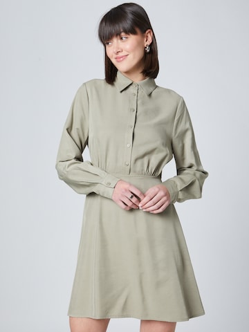 Guido Maria Kretschmer Women Shirt Dress in Grey: front