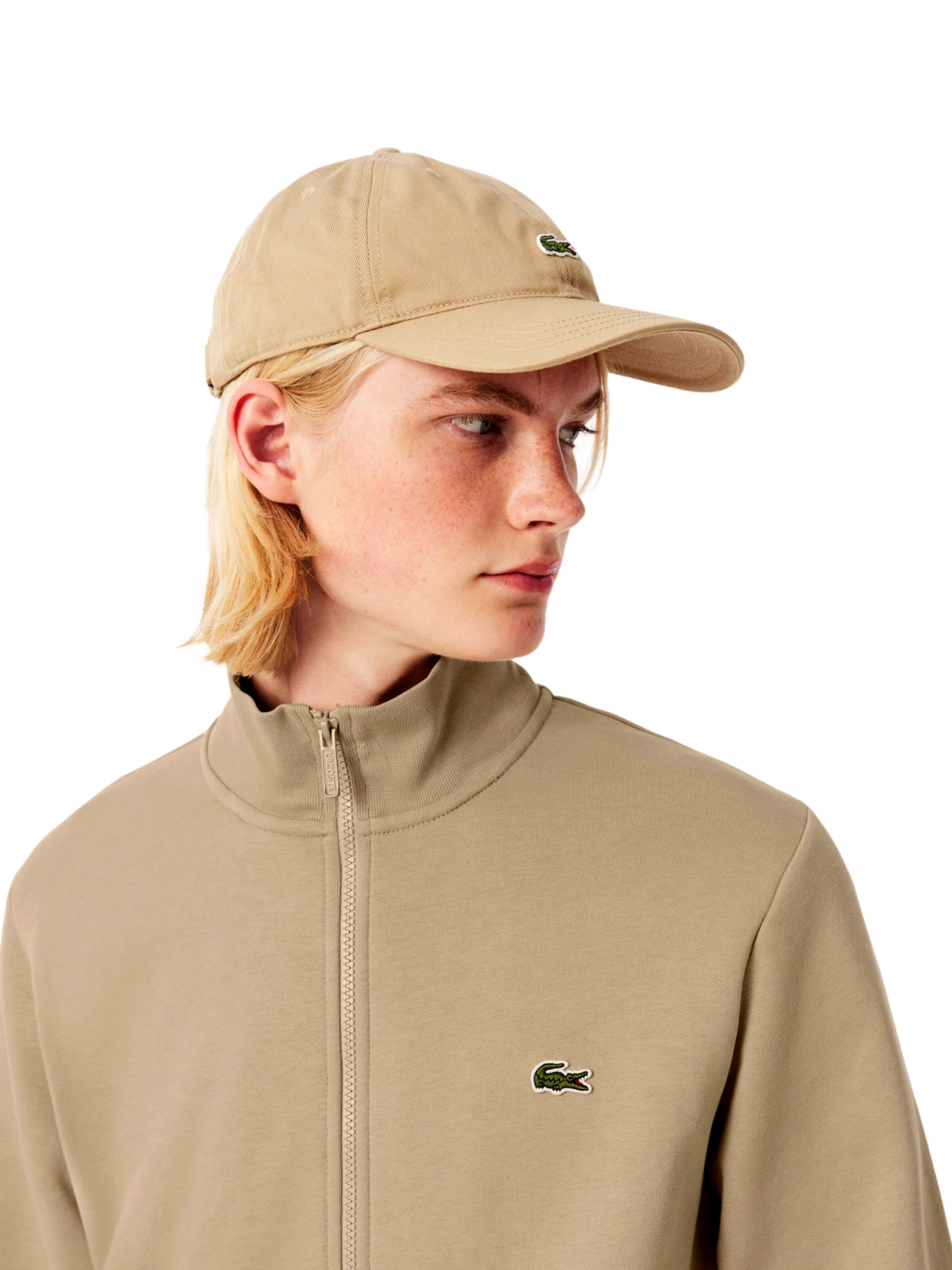 Veste de survêtement LACOSTE en beige