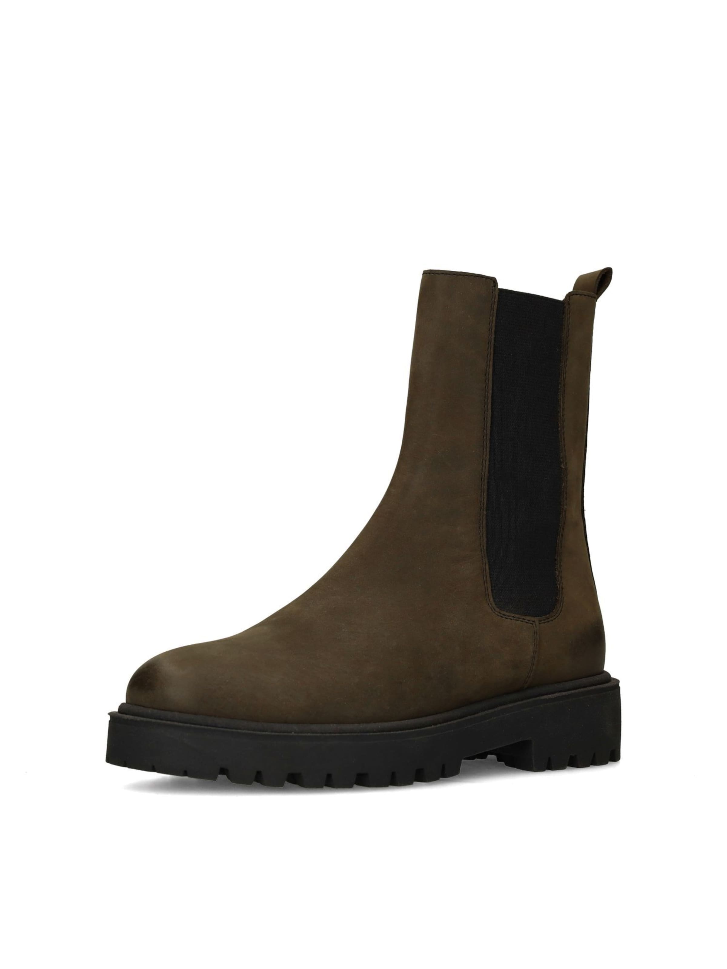 MANFIELD Chelsea Boots in Braun: Vorderseite