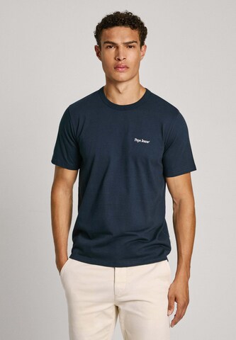 T-Shirt 'Alfie' Pepe Jeans en bleu