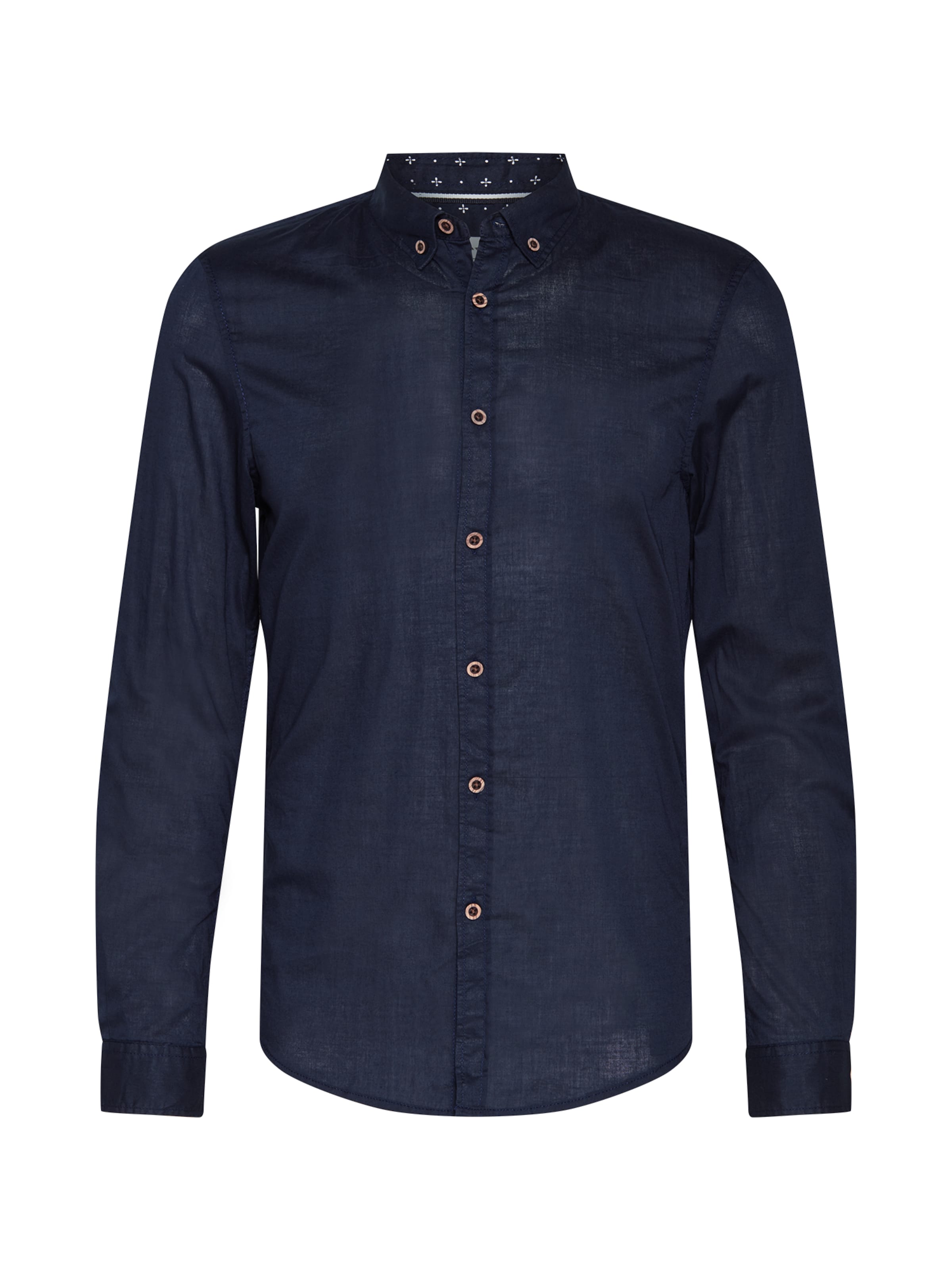 TOM TAILOR DENIM Hemd in Blau: Vorderseite
