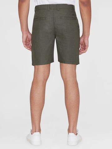 KnowledgeCotton Apparel Regular Pants in Green