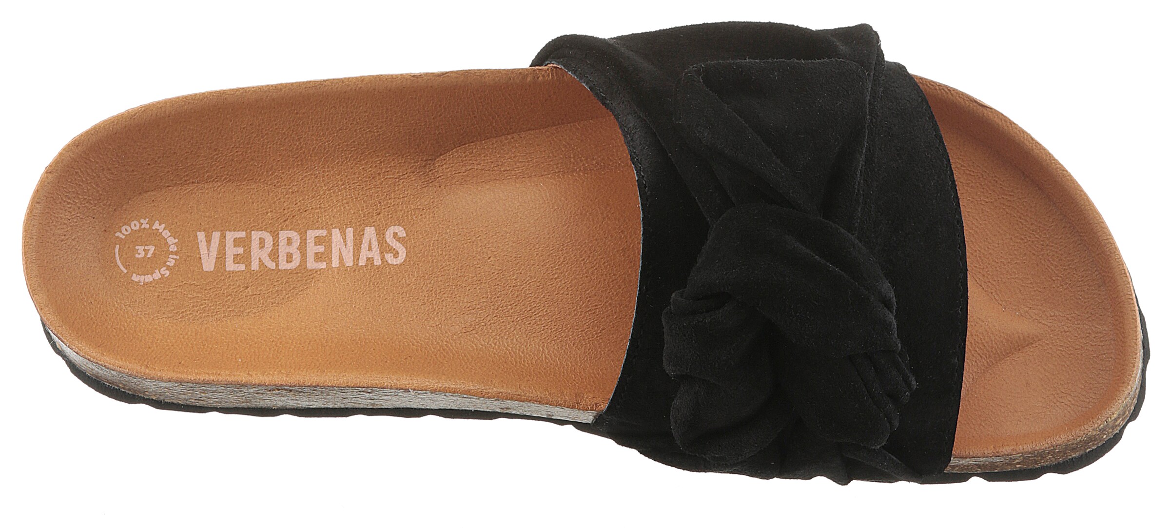 VERBENAS Mules 'Roxy' in Black