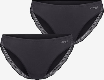 Slip ' Blue GO Blush ' SLOGGI en noir : devant