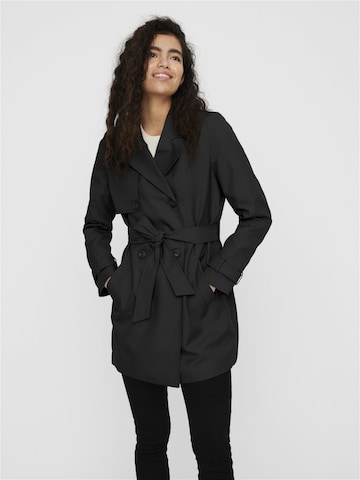 VERO MODA Between-Seasons Coat 'Celeste' in Black: front