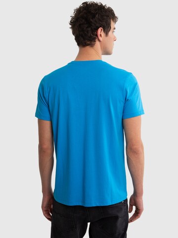 BIG STAR Shirt 'BRUNO ' in Blau