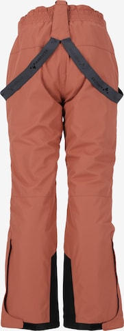 Whistler Regular Workout Pants 'Fairway' in Brown