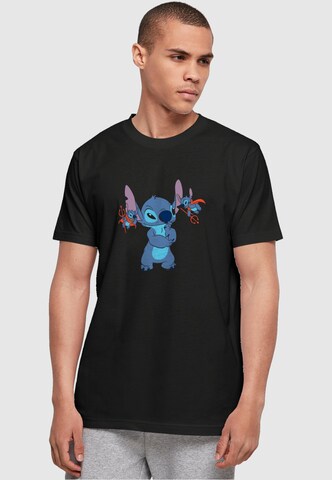 ABSOLUTE CULT Shirt 'Lilo And Stitch - Little Devils' in Black: front