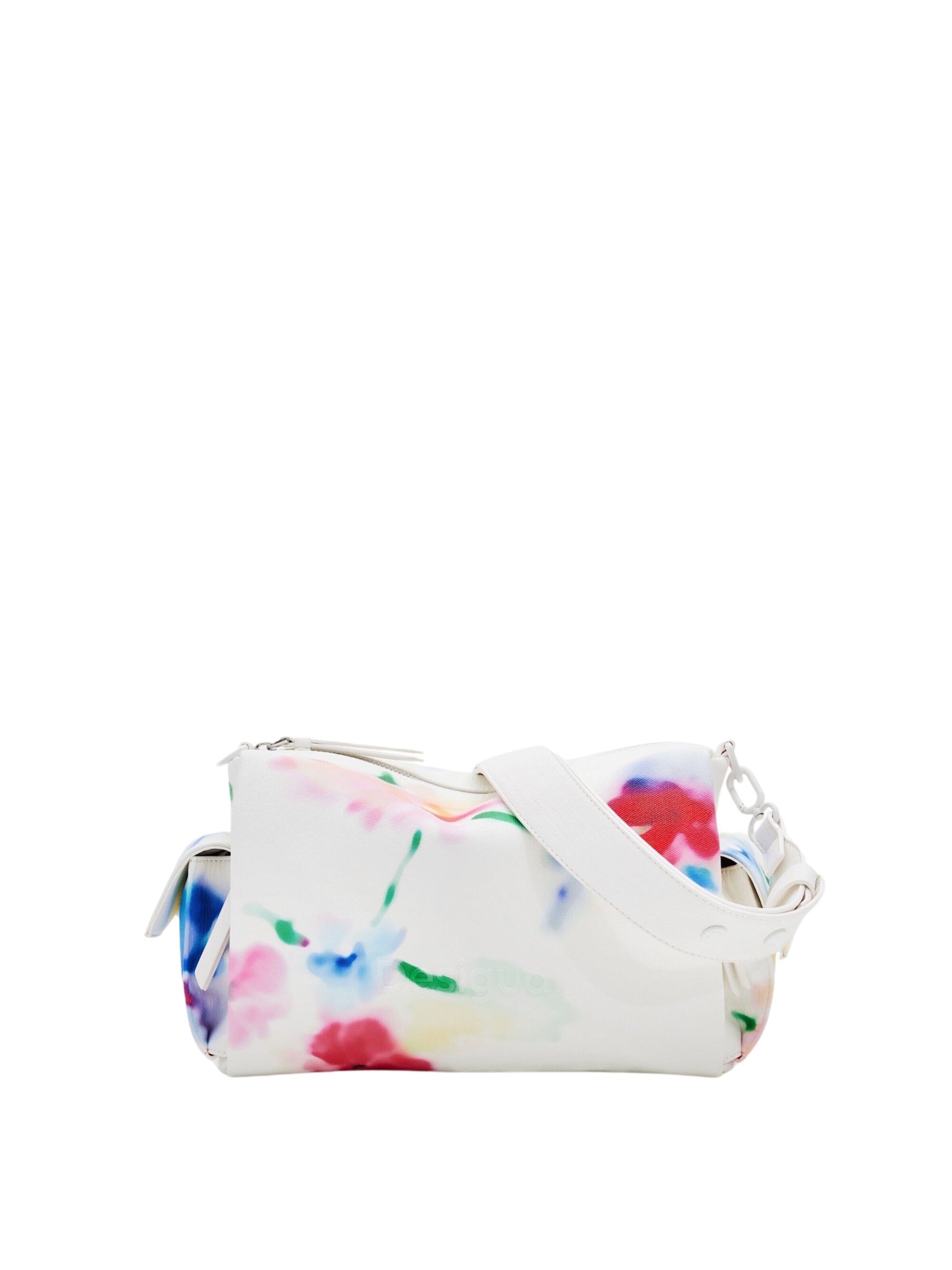 Sac bandoulière 'Liquidflower Habana' Desigual en blanc : devant