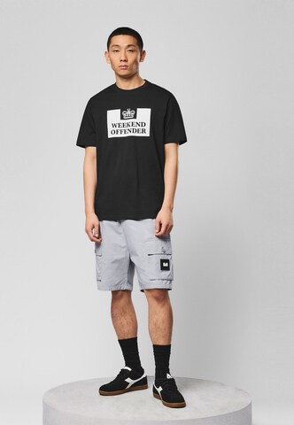 T-Shirt 'Prison' Weekend Offender en noir