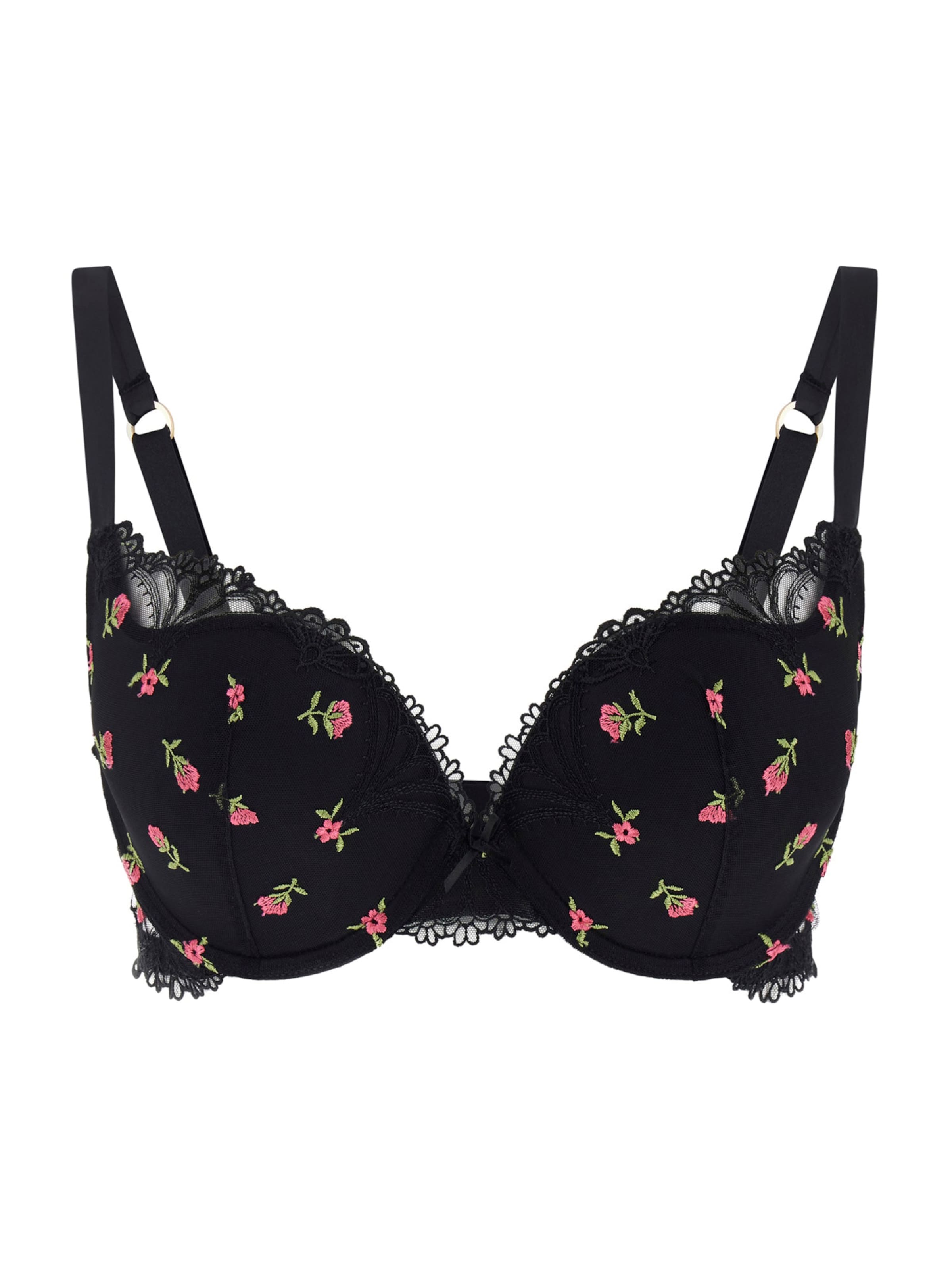 GUESS Push-up Bra 'VIVIAN' in Black: front