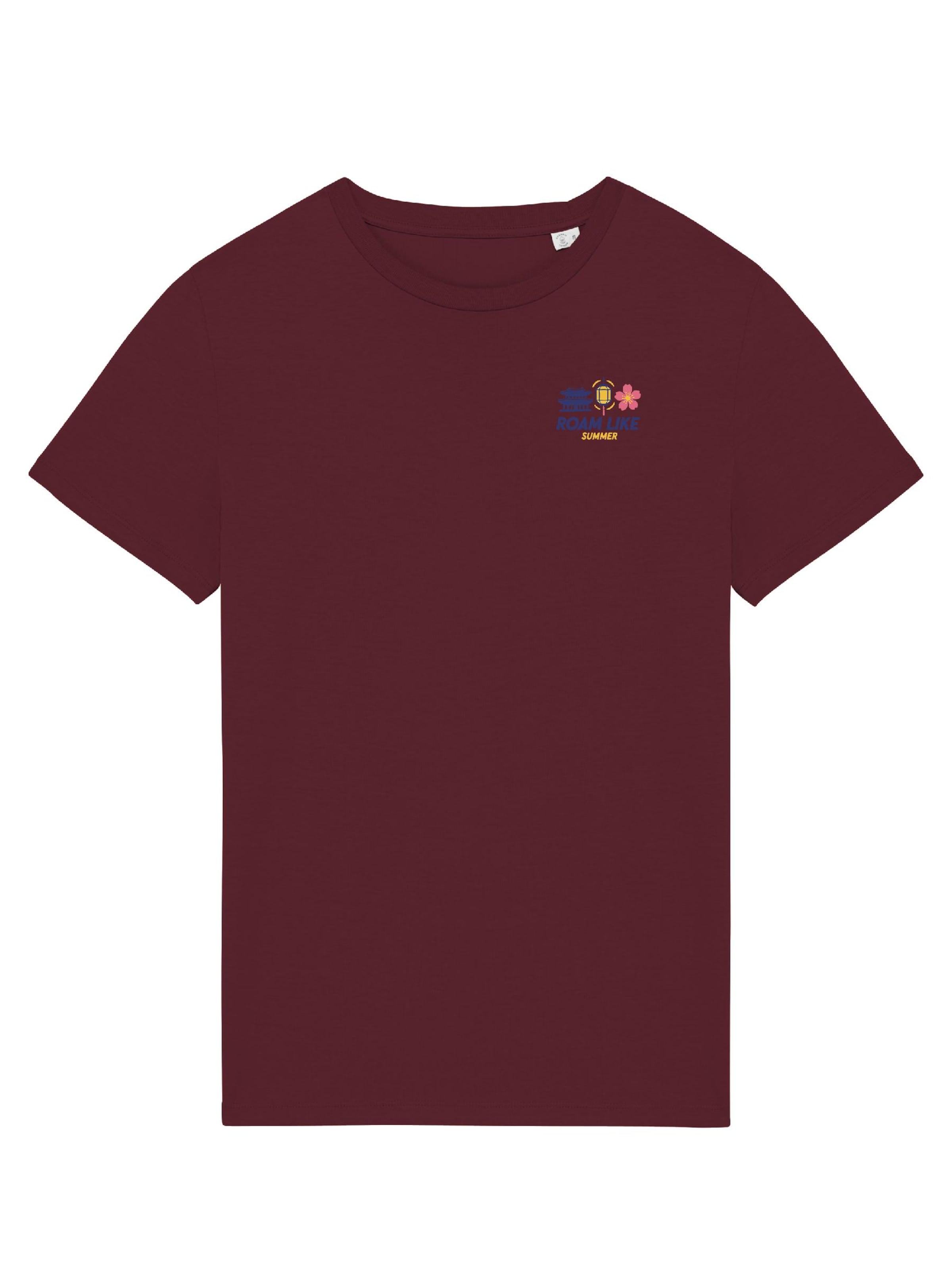 RoamLikeSummer Shirt 'Konbini Culture'‌ in Rot: Vorderseite