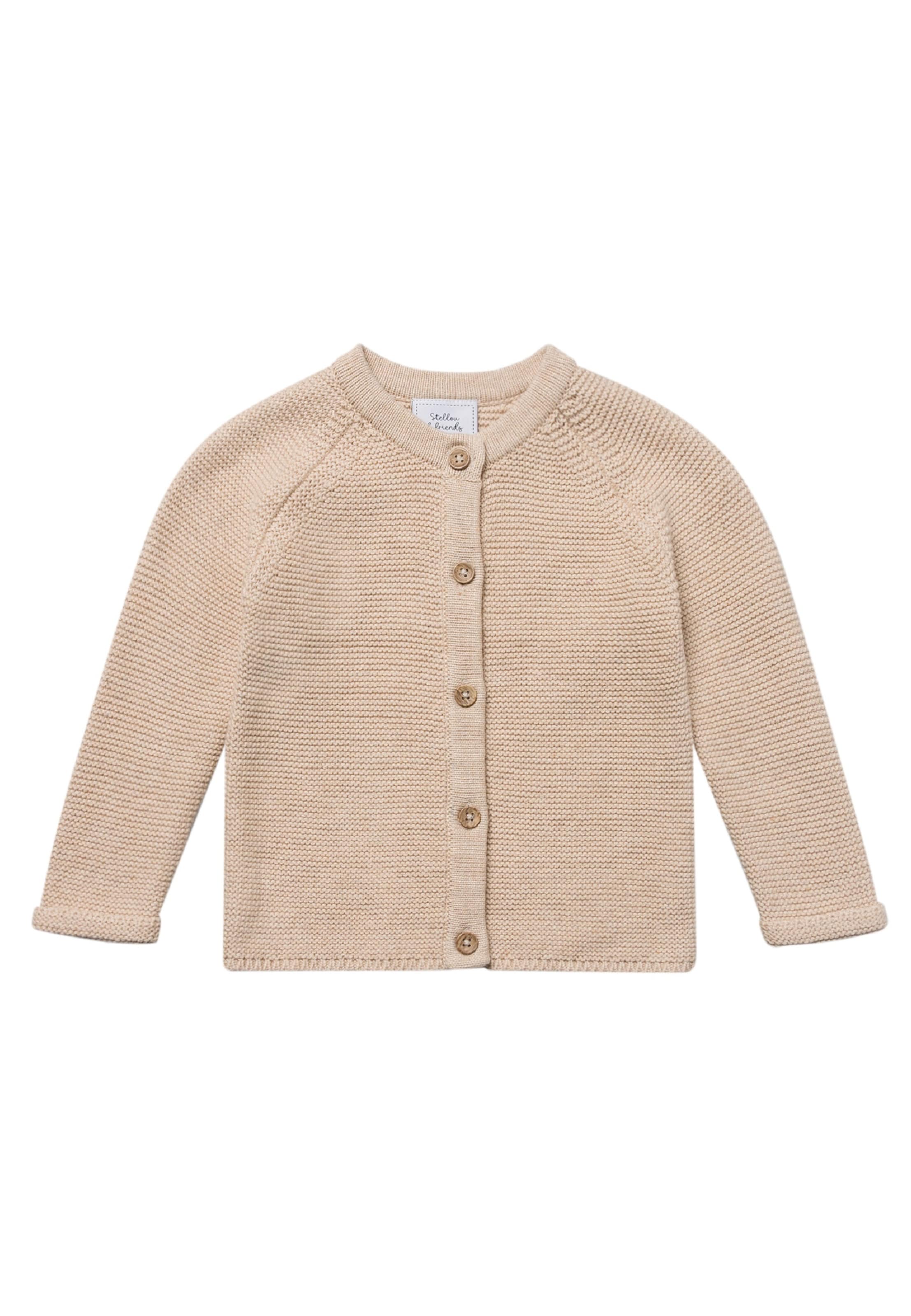 Cardigan Stellou & Friends en beige : devant