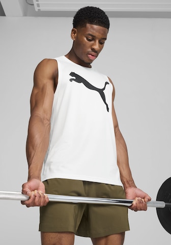 PUMA Performance shirt 'Tad Essentials' in White: front